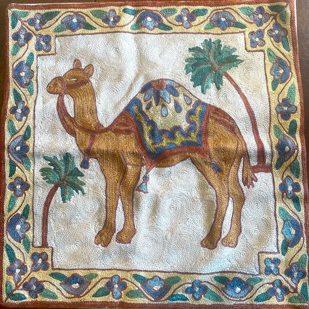 Pillow cover from Iraq.